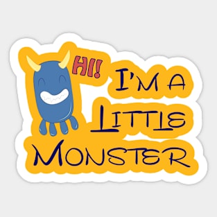 Little monster Sticker